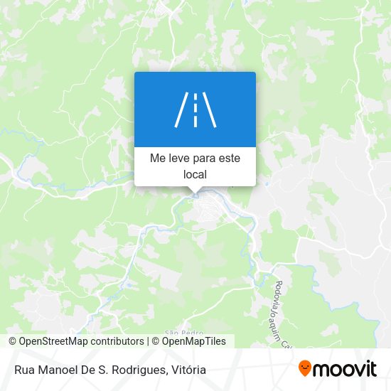Rua Manoel De S. Rodrigues mapa
