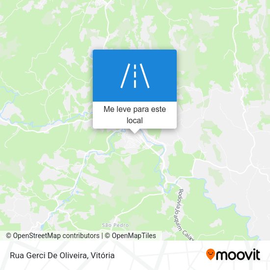 Rua Gerci De Oliveira mapa