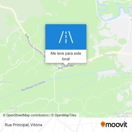 Rua Principal mapa