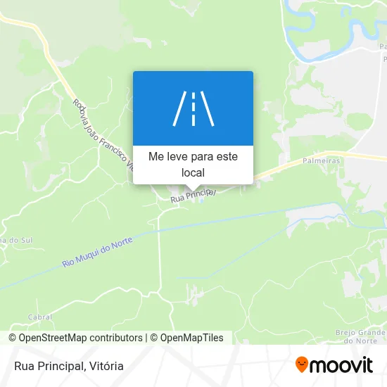 Rua Principal mapa