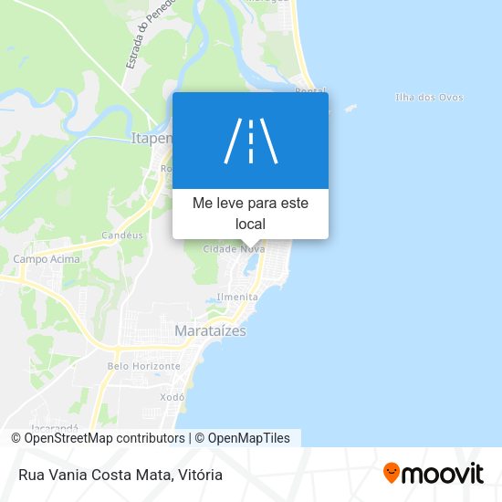 Rua Vania Costa Mata mapa