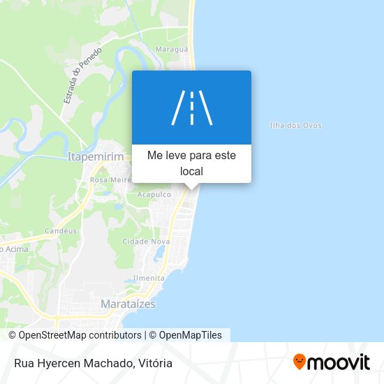 Rua Hyercen Machado mapa