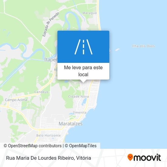 Rua Maria De Lourdes Ribeiro mapa