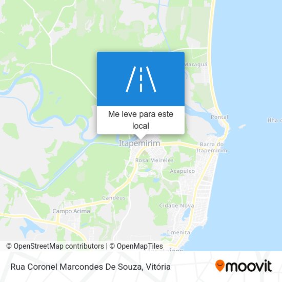 Rua Coronel Marcondes De Souza mapa