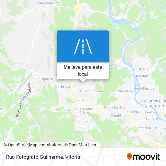 Rua Fotógrafo Guilherme mapa