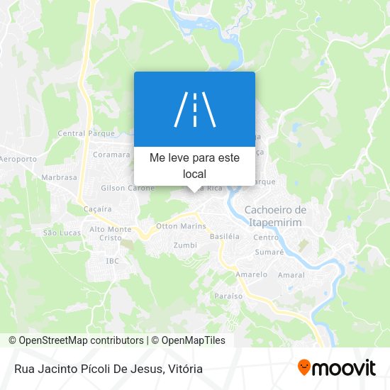 Rua Jacinto Pícoli De Jesus mapa