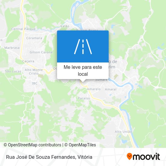Rua José De Souza Fernandes mapa