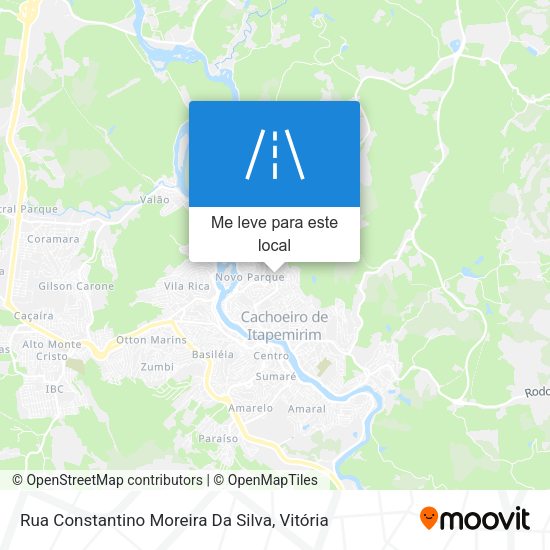 Rua Constantino Moreira Da Silva mapa