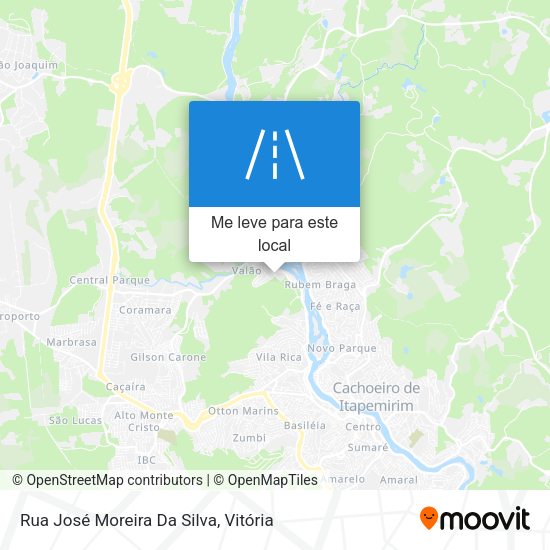 Rua José Moreira Da Silva mapa