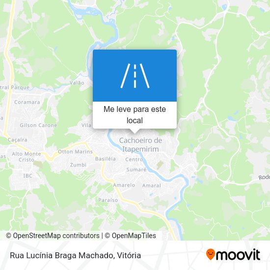 Rua Lucínia Braga Machado mapa