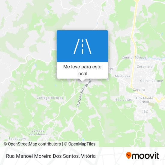 Rua Manoel Moreira Dos Santos mapa