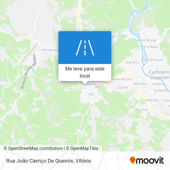 Rua João Carriço De Queirós mapa