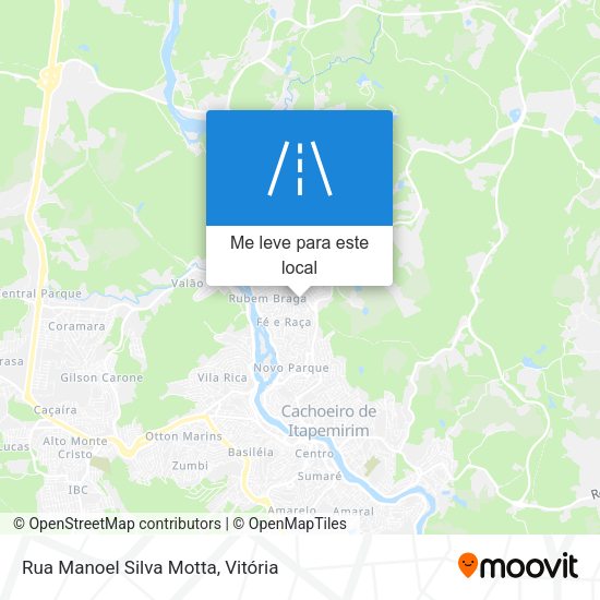 Rua Manoel Silva Motta mapa