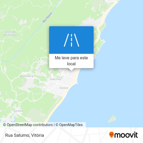 Rua Saturno mapa