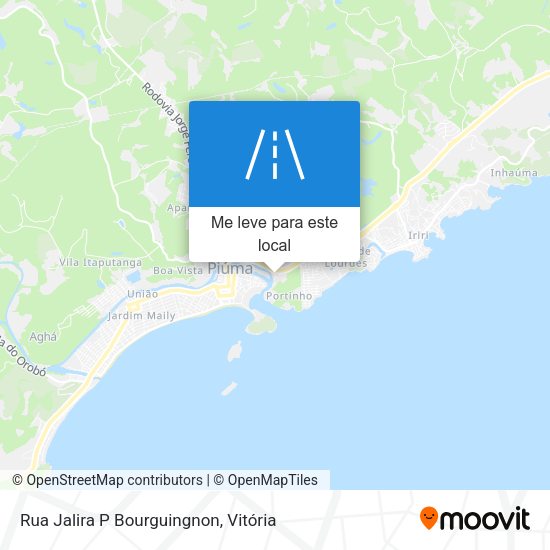 Rua Jalira P Bourguingnon mapa