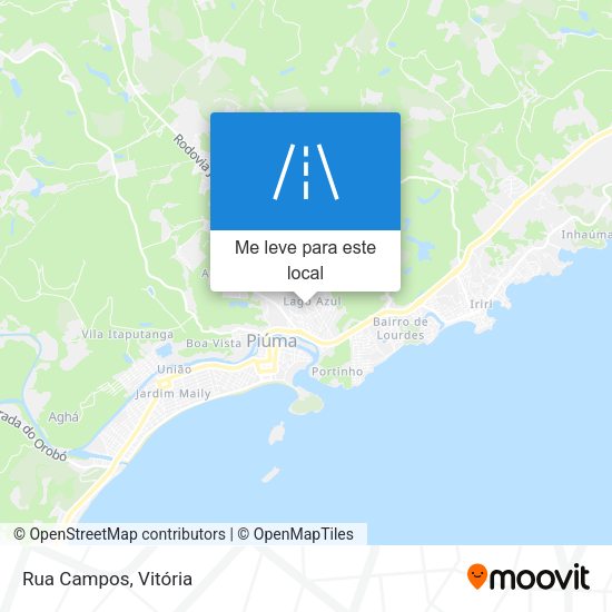 Rua Campos mapa