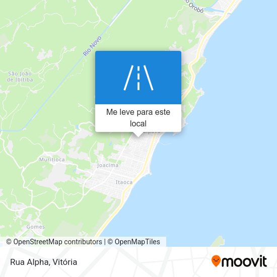 Rua Alpha mapa