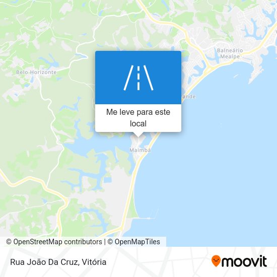 Rua João Da Cruz mapa