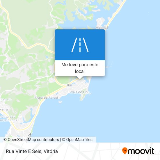 Rua Vinte E Seis mapa
