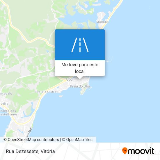 Rua Dezessete mapa