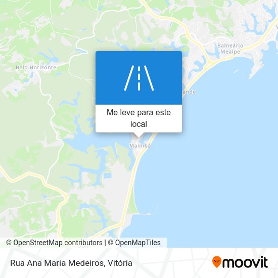 Rua Ana Maria Medeiros mapa