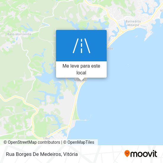 Rua Borges De Medeiros mapa