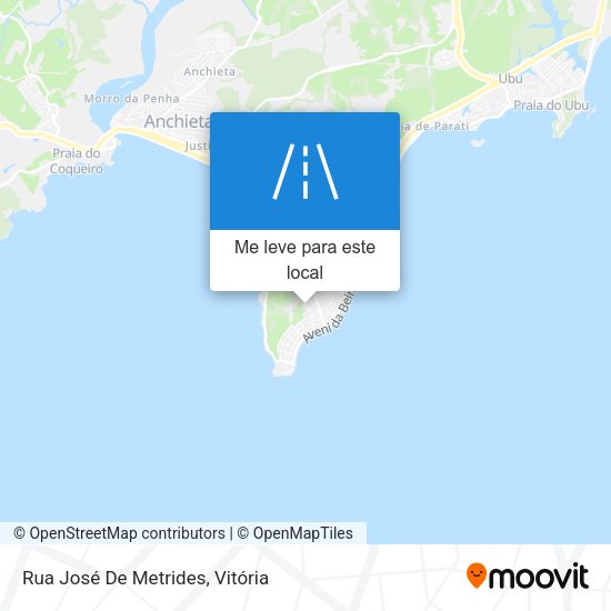 Rua José De Metrides mapa