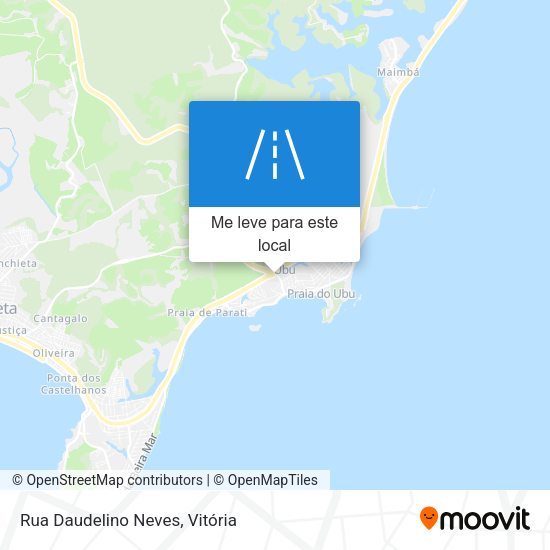 Rua Daudelino Neves mapa