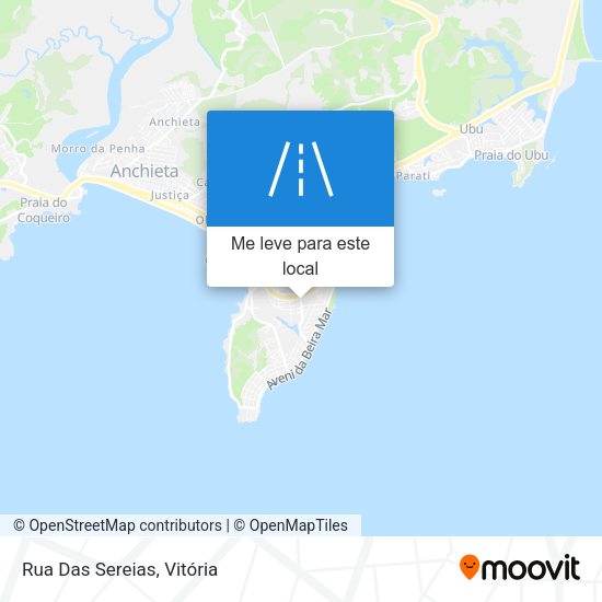 Rua Das Sereias mapa
