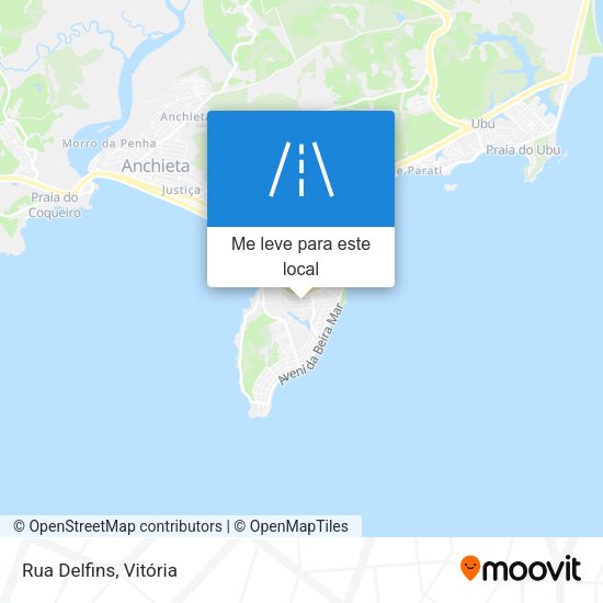 Rua Delfins mapa