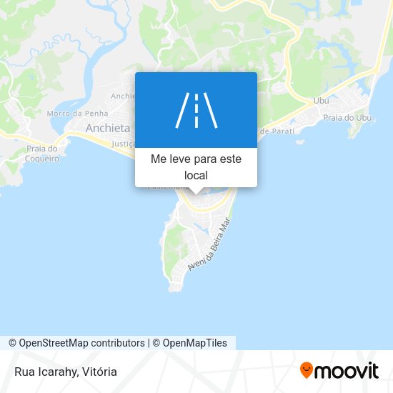 Rua Icarahy mapa