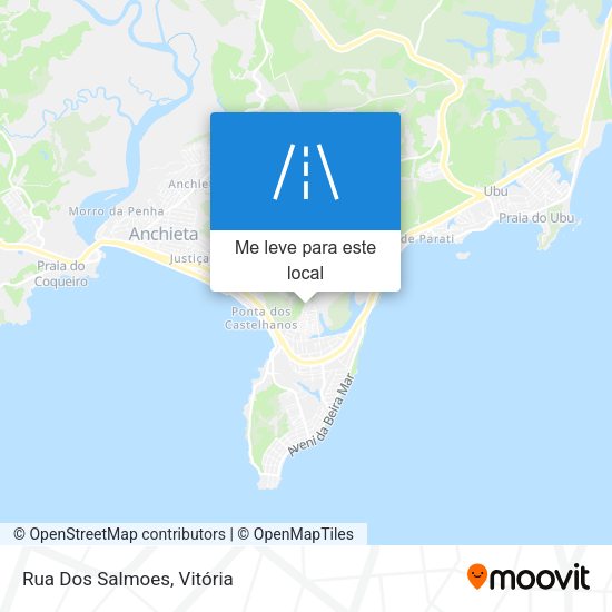 Rua Dos Salmoes mapa