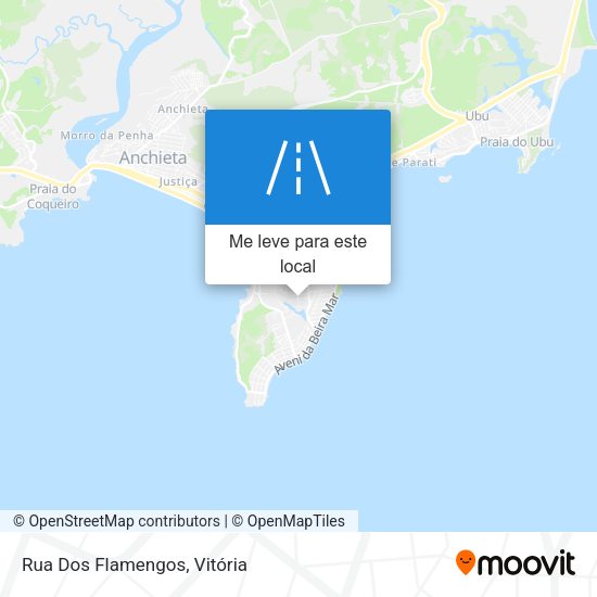 Rua Dos Flamengos mapa