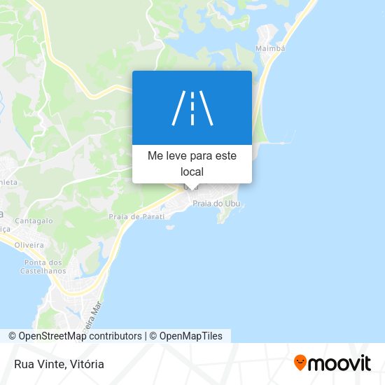 Rua Vinte mapa