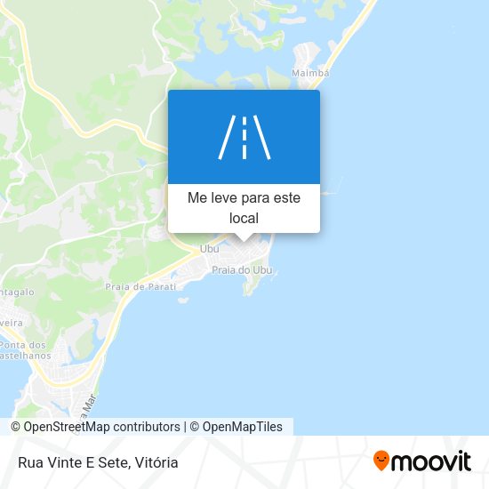 Rua Vinte E Sete mapa