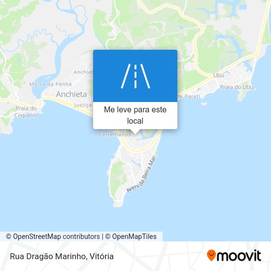 Rua Dragão Marinho mapa