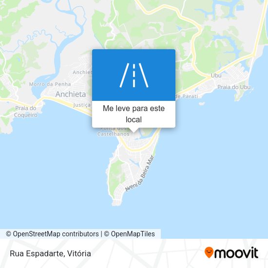 Rua Espadarte mapa