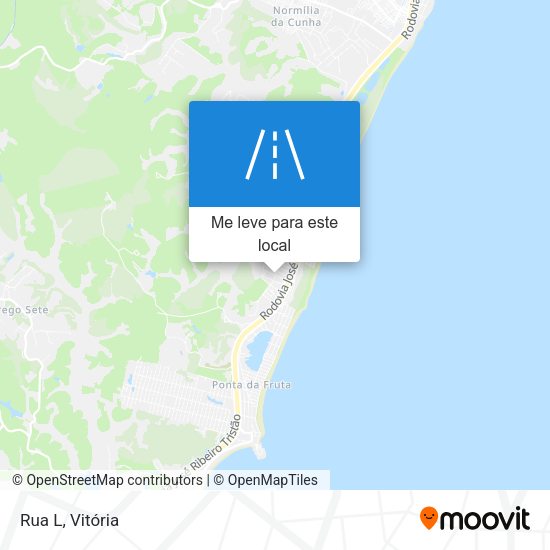 Rua L mapa