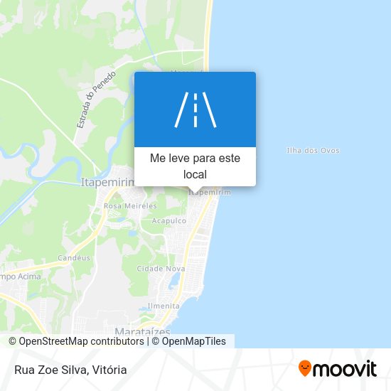 Rua Zoe Silva mapa