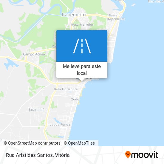 Rua Aristides Santos mapa