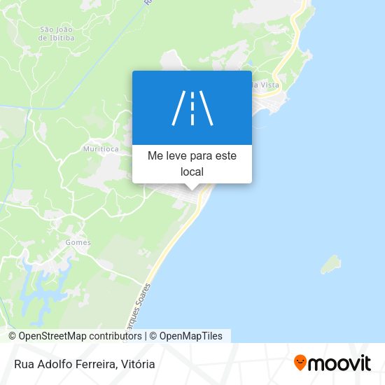 Rua Adolfo Ferreira mapa