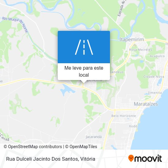 Rua Dulceli Jacinto Dos Santos mapa
