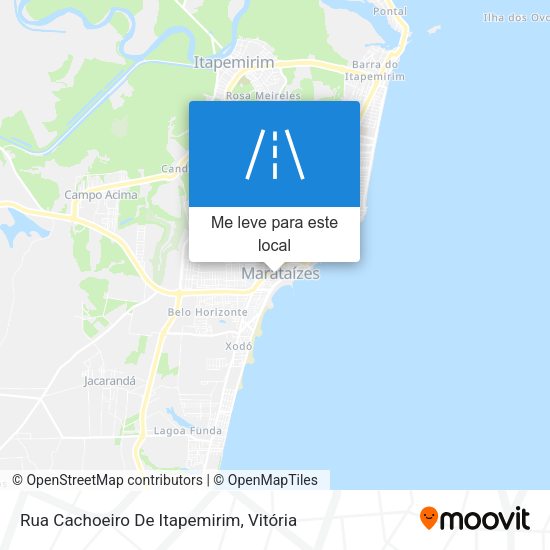 Rua Cachoeiro De Itapemirim mapa