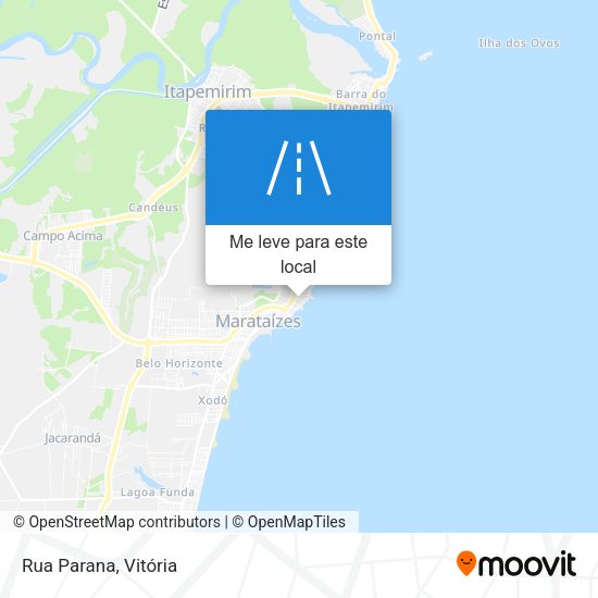 Rua Parana mapa