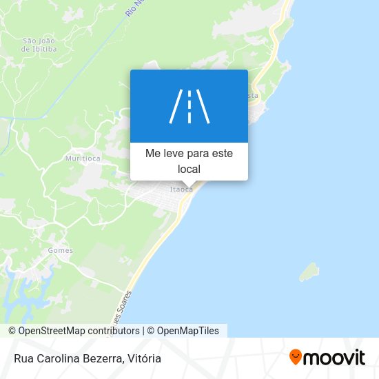Rua Carolina Bezerra mapa