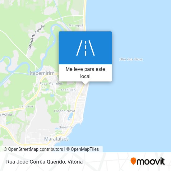 Rua João Corrêa Querido mapa