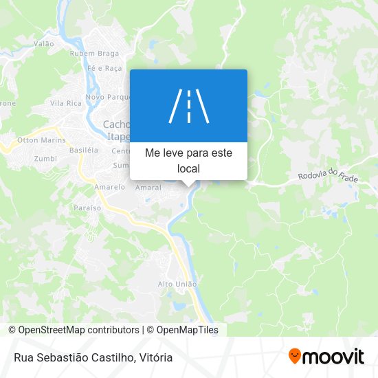 Rua Sebastião Castilho mapa