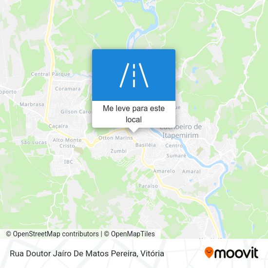 Rua Doutor Jaíro De Matos Pereira mapa
