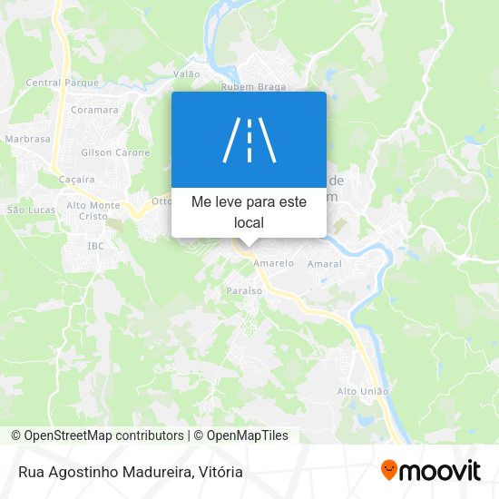 Rua Agostinho Madureira mapa