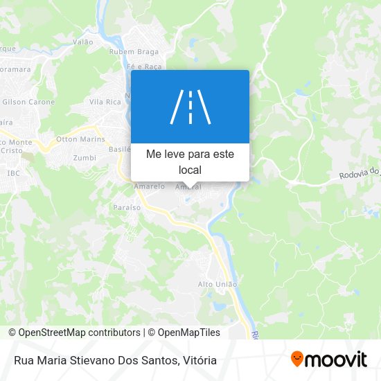 Rua Maria Stievano Dos Santos mapa